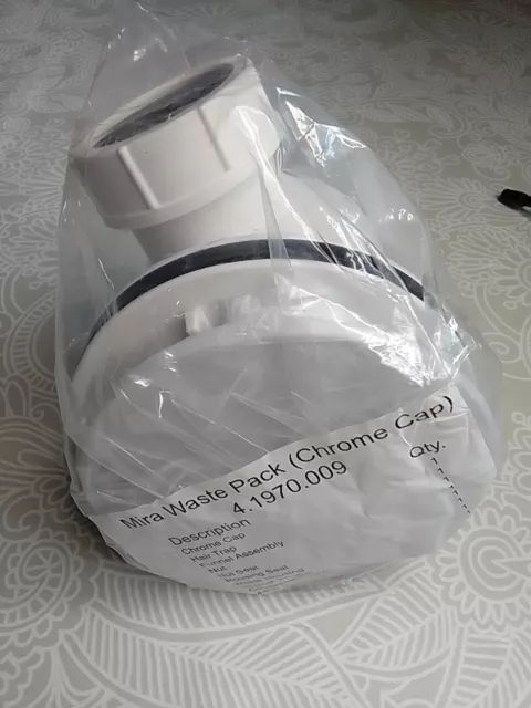 MIRA Waste Pack Chrome Cap New Sealed