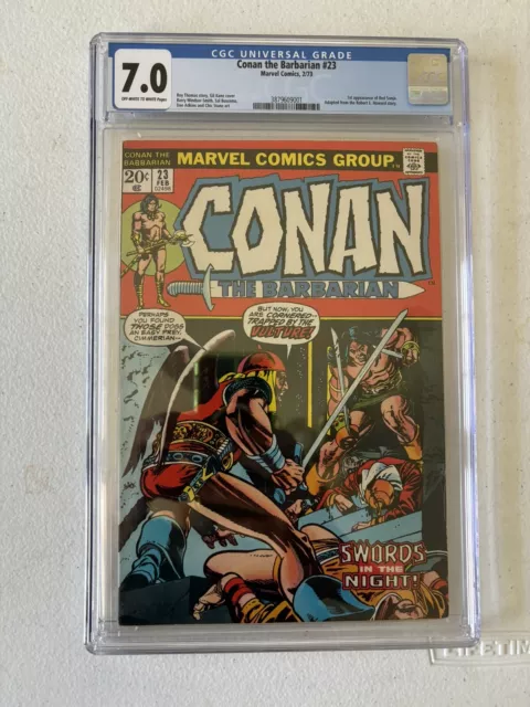 Conan the Barbarian #23 - Marvel Comics 1973 CGC 7.0 1st Cameo of Red Sonja