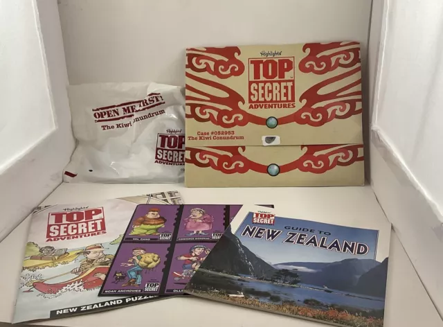 NEW ZEALAND Highlights Top Secret Adventures The Kiwi Conundrum Case #052953