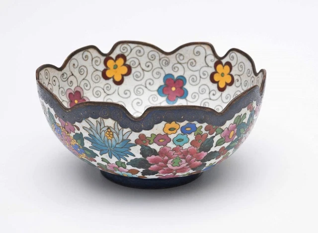 Vintage Japanese Cloisonné Enamel Small Bowl