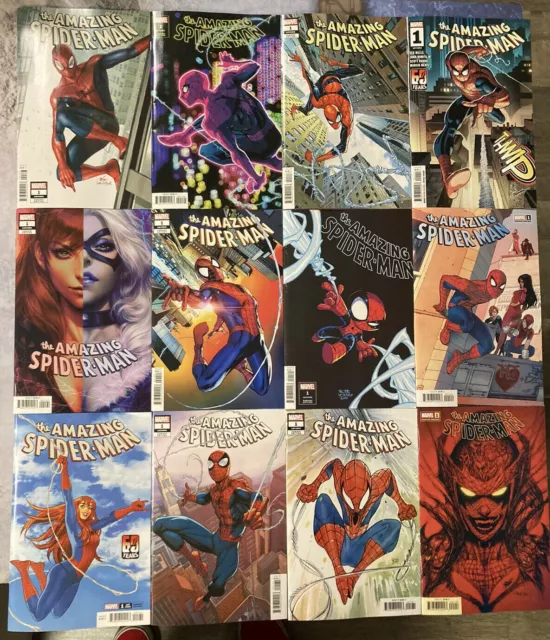 Amazing SPIDERMAN #1 12 Variant Set NM-M+ Near Mint + Vol.6 Nice Condition! 2022