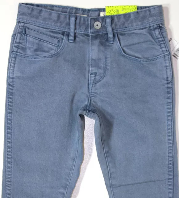 VOLCOM - Boy's Blue Stretch Skinny Leg Denim Jeans. Size 4 - 8. NWT. RRP $69.99.