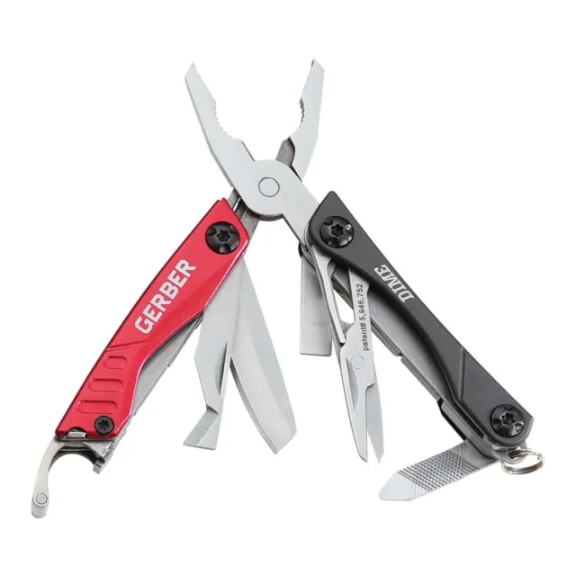 GERBER dime Mini-Multitool Tool Minitool 12 Funktionen - Messer Schere 3