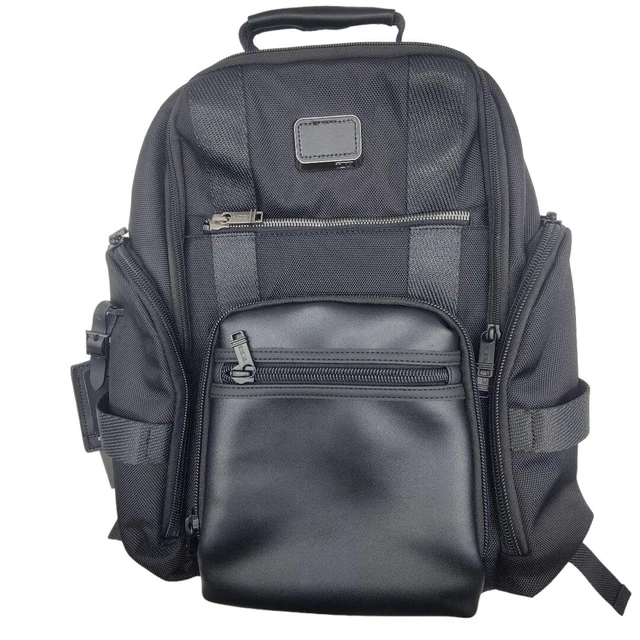 Tumi Alpha Bravo Backpack Shoulder Bag Business Sports Nylon Black Deluxe Brief