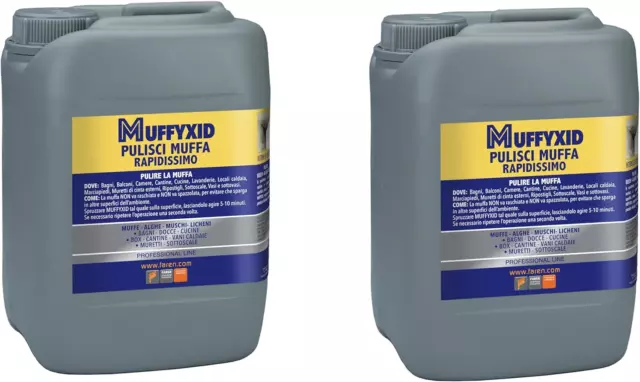 Trattamento pulisci muffa igienizzante e bonificante spray 500 ML MUFFYXID  FAREN