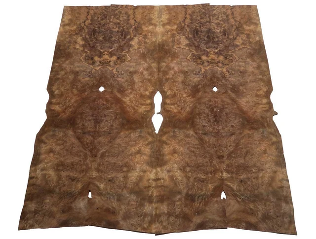 Nogal Madera de Raíz Chapa de Madera Veta 2A 86x19-21cm 8 Hojas