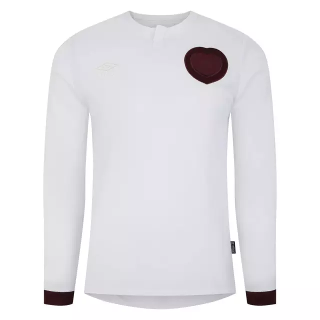 Umbro  Tercera Camiseta 23/24 Diseño Heart Of Midlothian FC de Manga (UO1784)
