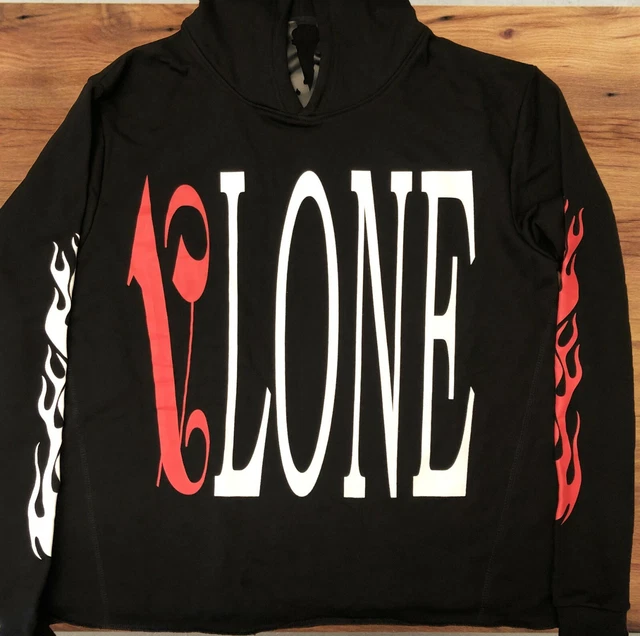 Felpa vlone x palm angels sale