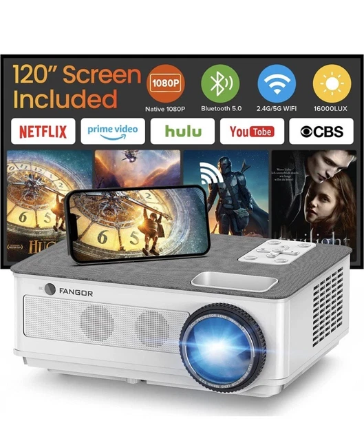FANGOR Full HD Movie Projector F-405 (BRAND NEW OPEN BOX)