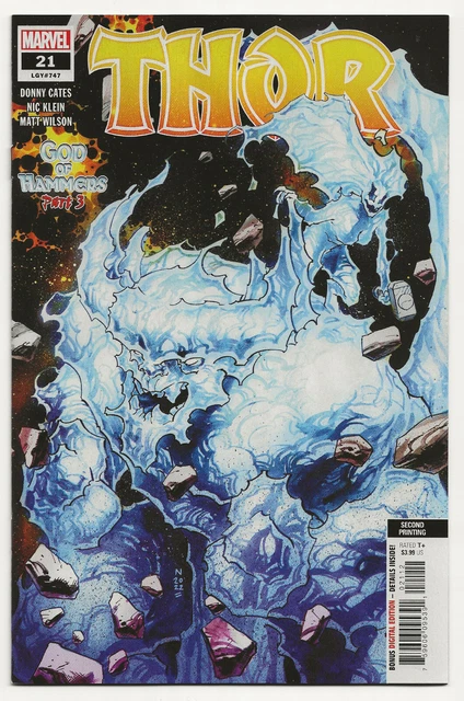 Thor 21 (2022) 2nd Print NM Cvr Kilein Marvel Donny Cates God of Hammers 3 of 5