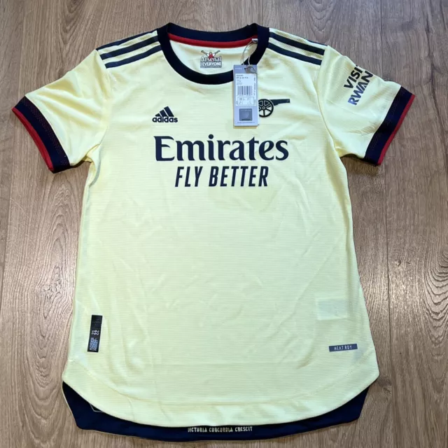 Arsenal adidas 21/22 Away Shirt Women's - AFC Ladies Jersey, Small 8-10, BNWT ✅