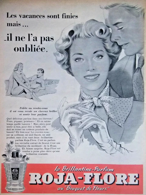 Publicité Ancienne Roja Brillantine - Original Magazine 1949, 23x31 Cm