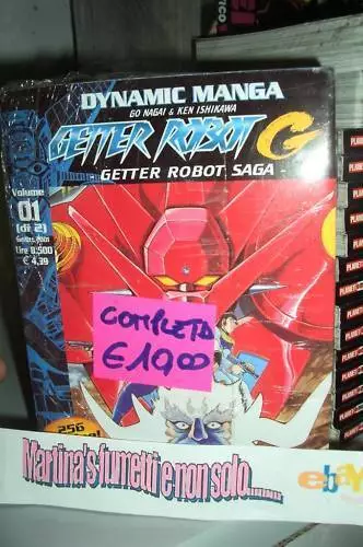 Getter Robot G 1/2 completa di Go Nagai ed. Dynamic SC06