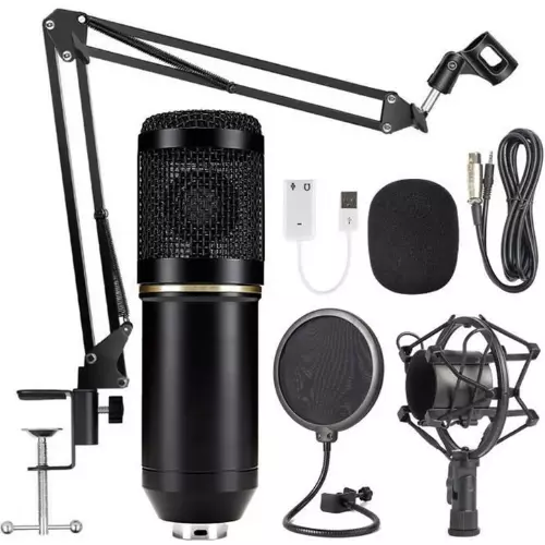 NW-800 Microphone à Condensateur avec Support Antichoc et Kit de Montage Pince