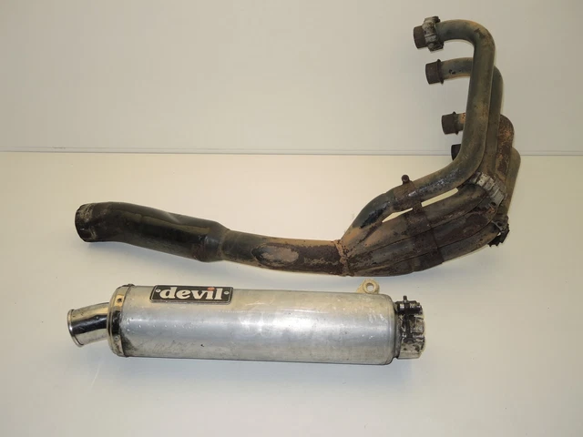 Pot D'échappement Devil Trophy + Collecteur - Pour Kawasaki ZR7 - Occasion