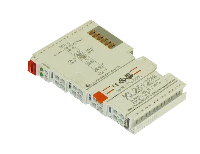 Beckhoff KL2612-0000 Borne de bus sortie relais 2 canaux 12VAC, 30VDC, 0,5A AC,