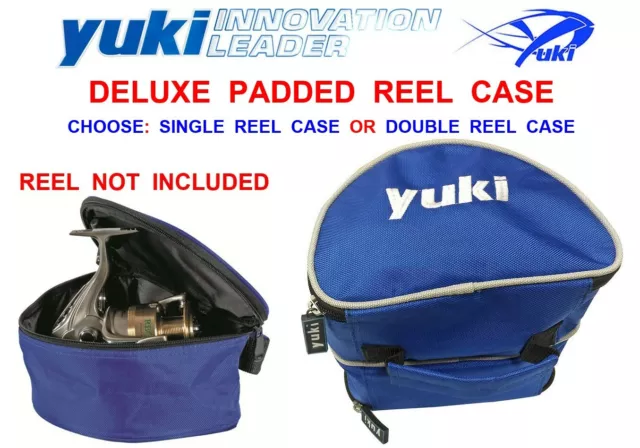 Yuki Reel Case Padded Bag For Amg Surf Okuma Dam Sonik Abu Daiwa Shimano Reels