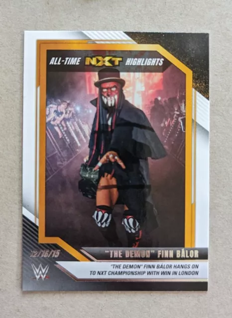 2022 Panini WWE NXT Wrestling All-Time Highlights #19 The Demon Finn Balor