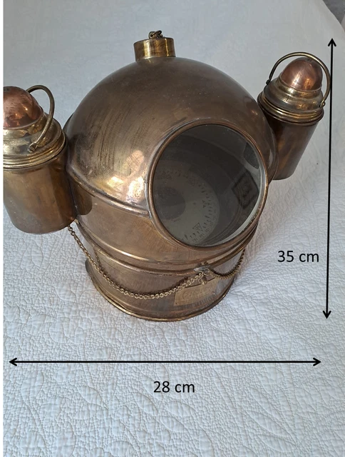 Compas boussole de marine ancien sestrel