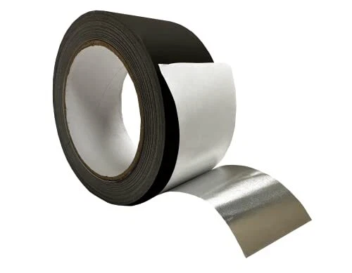 Black Aluminum Foil Tape, 2&quote; x 81' Heat Resistant Aluminum Tape f...