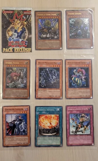 YuGiOh ● lot PACK EXCLUSIF complet 2004 ● édition française EP1-FR + BOOSTER