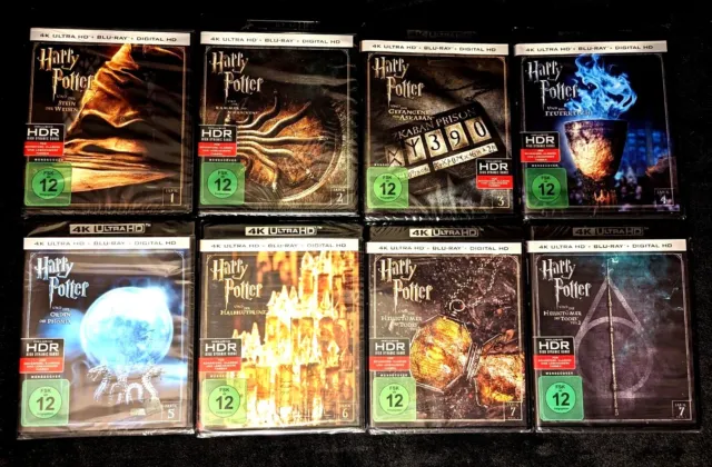 Harry Potter Filme 1-7 ### 4K Ultra HD ### [UHD] + [BLU-RAY] ***NEU/OVP***
