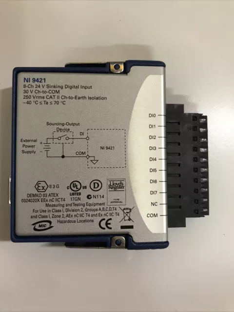 National Instruments NI 9421 8-Channel 24V Sinking Digital Input