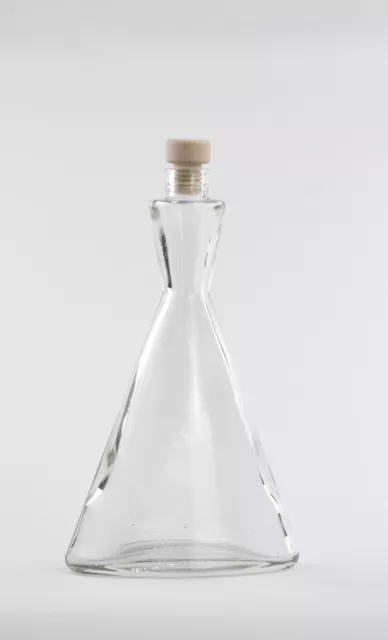 Glas Flasche Karaffe Berganza 0,5 Liter Kork Verschluß