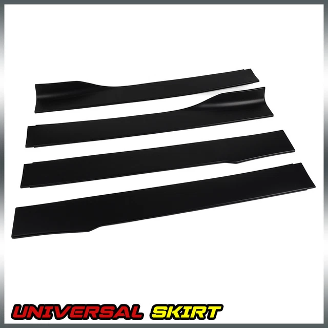 SIDE SKIRT EXTENSION Rocker Panel Body Kit Lip Splitters Fit For
