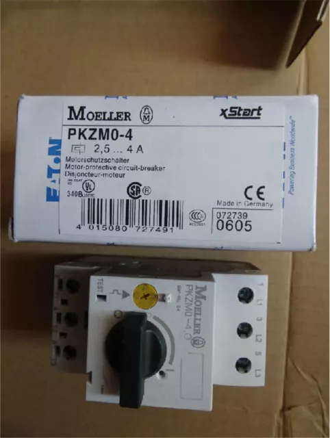 1PC New EATON MOELLER PKZM0-4 Circuit Breaker PKZM04 Free Shipping