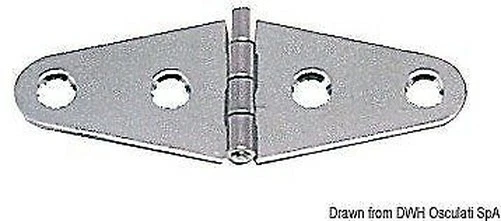 Charnières Inoxydable 101x38 MM Marque Osculati 38.467.89