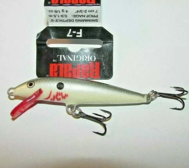 RAPALA NEUF en BOITE F- 7 pêche canne leurre 7cm 4g