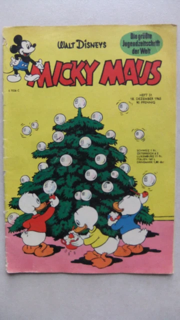Micky Maus Heft Nr. 51 / 1965