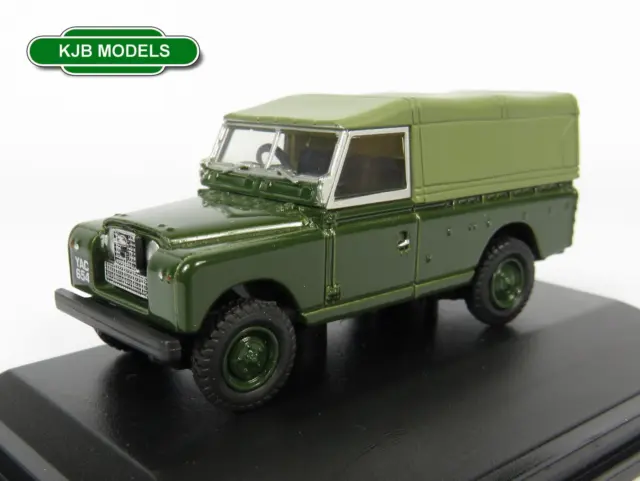 Bnib Oo Gauge Oxford 1:76 76Lan2011 Land Rover Series 2 Canvas Bronze Green