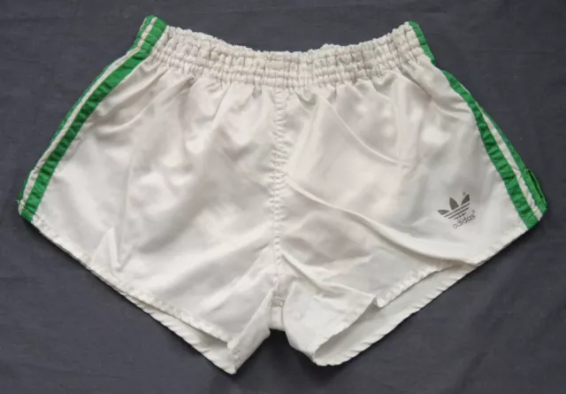 Adidas Shorts D5 Shine Sprinter Nylon Shiny Silky Retro Vintage Sports Pants 80s