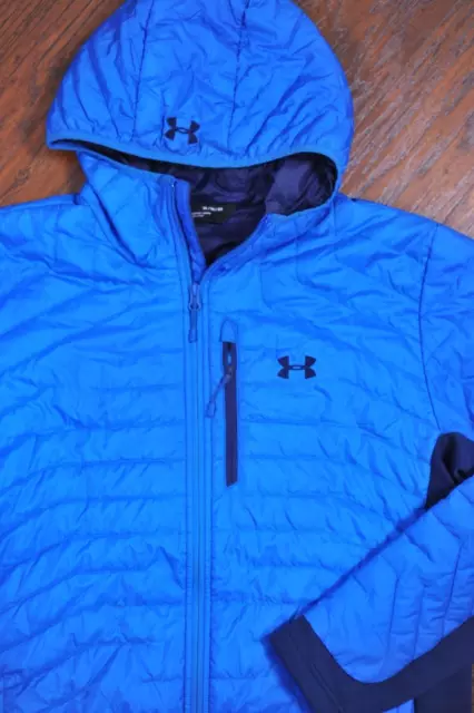 Under Armour Reactor Hybrid Hooded Insulated Jacket Blue Men's XL