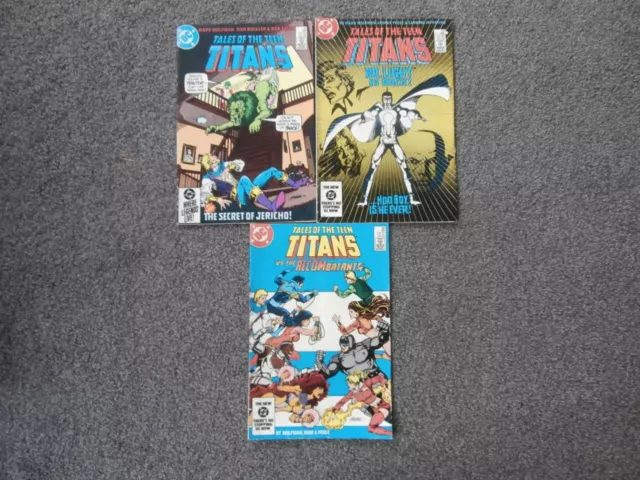 Tales of the Teen Titans x 3 issues. No,s  48, 49 & 51. From 1984.  DC comics.