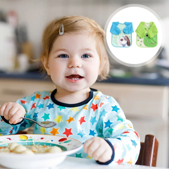 2 pz tuta impermeabile per bambini piccoli grembiule