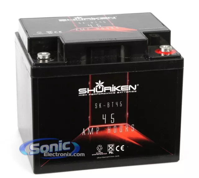 SHURiKEN SK-BT45 1250W 12V High Performance AGM Power Cell Battery