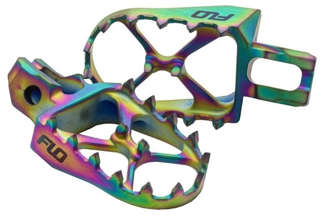 Flo Motorsports Pro Series Titanium Footpegs Jet Fuel #TI-793JET for Yamaha