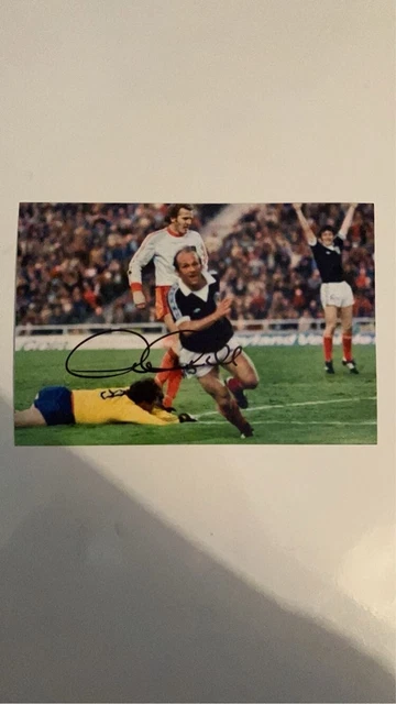 Archie Gemmill Signed Photo