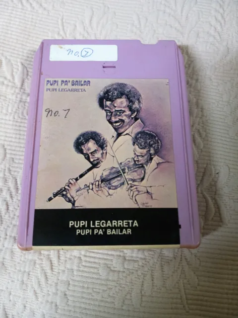 Pupi Legarreta Pupi Pa'Bailar 8-track Cassette Tape