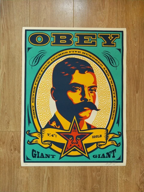 OBEY SHEPARD FAIREY ZAPATA Sérigraphie Neuve Signée et Numérotée - £302 ...
