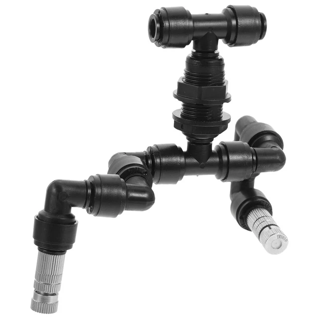 Bewinner Ugello Nebulizzatore Per Terrario, Regolabile 360° Per Rettili, Foresta Pluviale, 0.25mm, Nero - 6