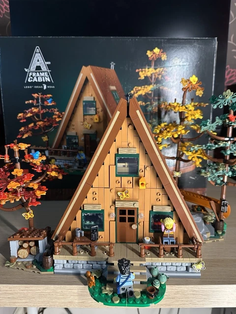 LEGO IDEAS 21338 A-Frame Cabin Set with Box and Instructions £137.00 ...