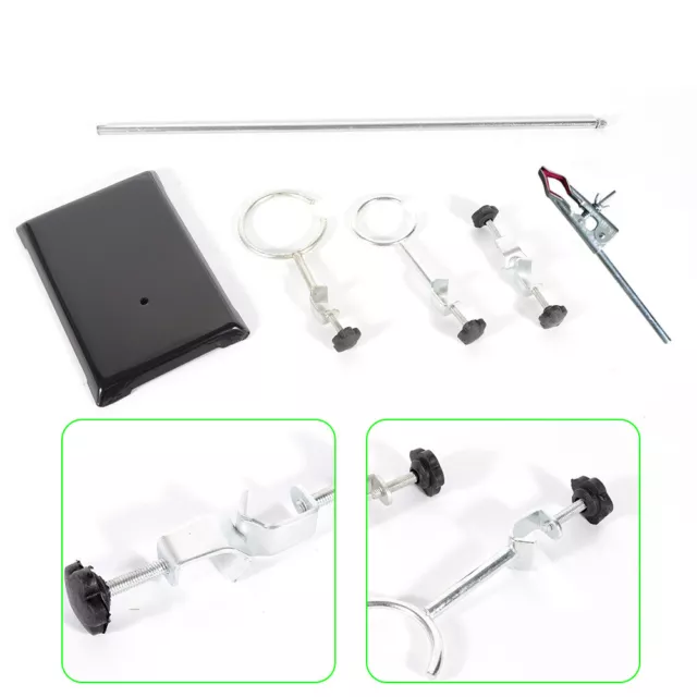 50CM Laboratory Iron Stand Set for Fixing and Supporting Instruments Durable