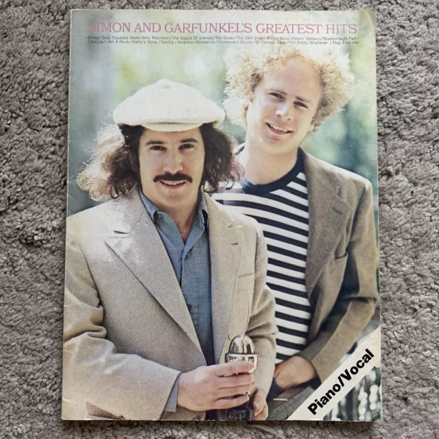 Hal Leonard Simon & Garfunkel's Greatest Hits Piano, Vocal and Guitar Songbook.