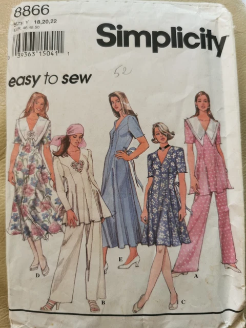 Patron De Couture Simplicity 4704 Robe Pantalon Blouse Maternité Tailles 42 à 50 - Occasion