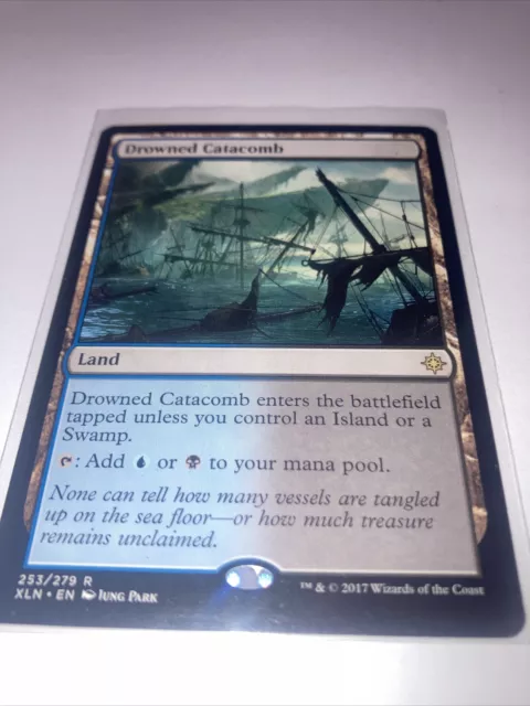 MTG Magic the Gathering Drowned Catacomb (253/317) Ixalan NM