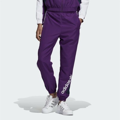 ADIDAS ORIGINALI DONNA Pantaloni Tuta Pantaloni Sportivi Viola Trifoglio 3  Righe EUR 54,70 - PicClick IT